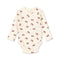 Minnie Bow Print Cotton Pointelle Baby Bodysuit